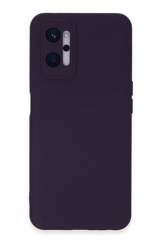 Realme 9i 4G Nano içi Kadife Silikon Kılıf - Mor