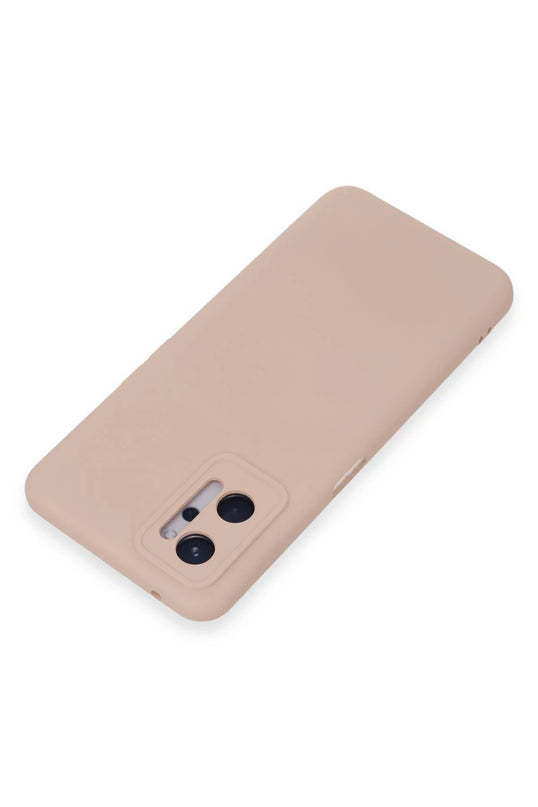 Realme 9i 4G Nano içi Kadife Silikon Kılıf - Pudra 3