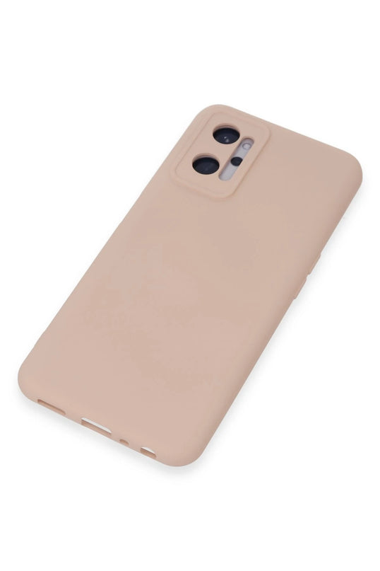 Realme 9i 4G Nano içi Kadife Silikon Kılıf - Pudra 4