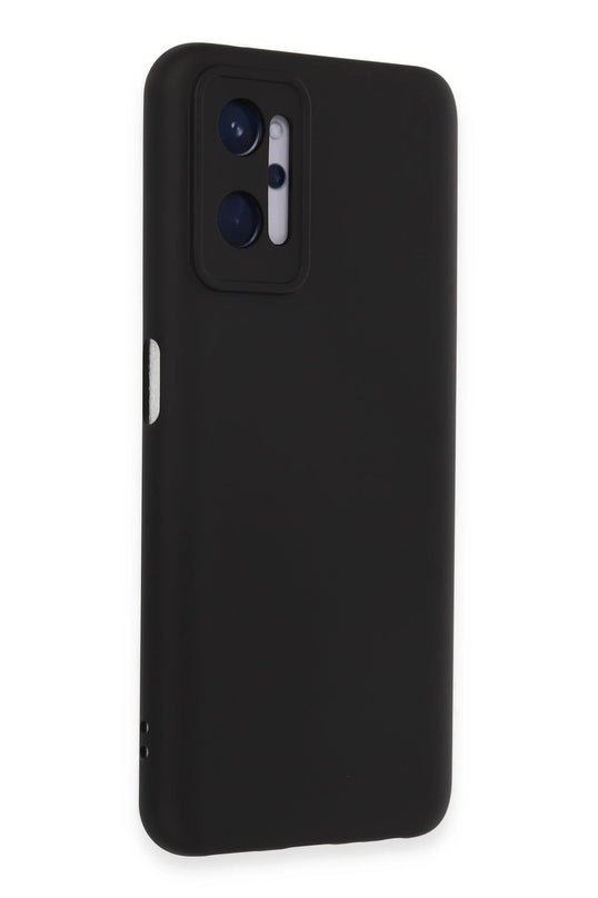 Realme 9i 4G Nano içi Kadife Silikon Kılıf - Siyah 2