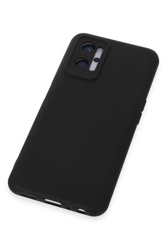 Realme 9i 4G Nano içi Kadife Silikon Kılıf - Siyah 4