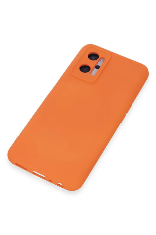 Realme 9i 4G Nano içi Kadife Silikon Kılıf - Turuncu 4