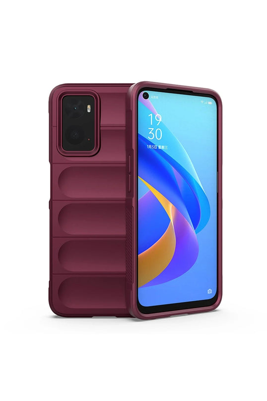 Realme 9i 4G Optimum Silikon Kılıf - Bordo