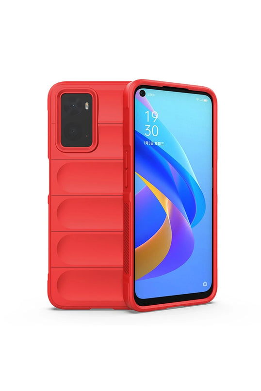 Realme 9i 4G Optimum Silikon Kılıf - Kırmızı