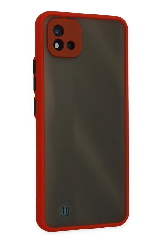 Realme C11 2021 Montreal Silikon Kapak Kılıf - Kırmızı 3