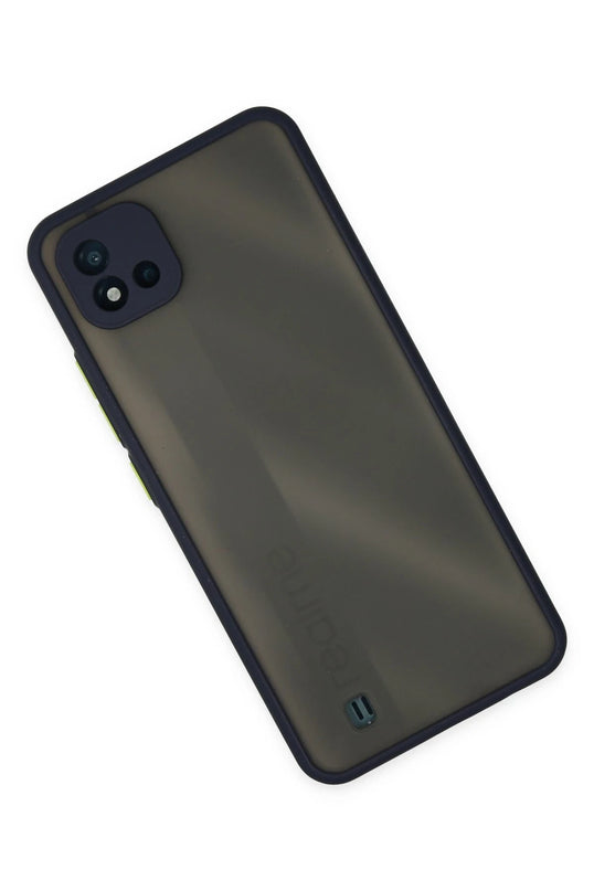 Realme C11 2021 Montreal Silikon Kapak Kılıf - Lacivert 3