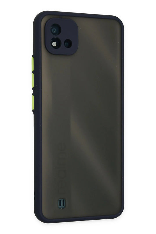 Realme C11 2021 Montreal Silikon Kapak Kılıf - Lacivert 2