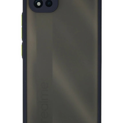 Realme C11 2021 Montreal Silikon Kapak Kılıf - Lacivert