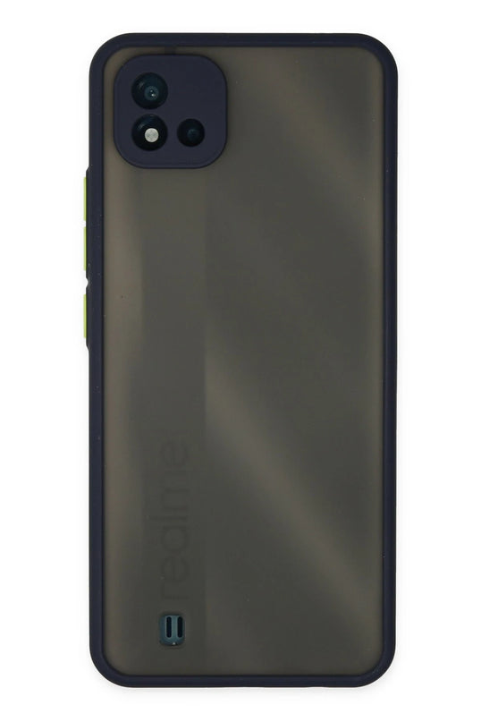 Realme C11 2021 Montreal Silikon Kapak Kılıf - Lacivert