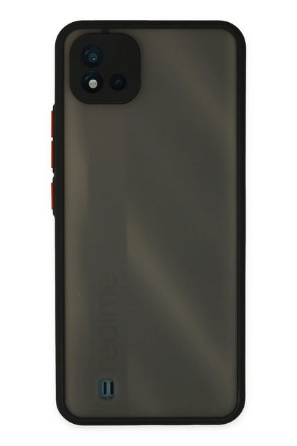 Realme C11 2021 Montreal Silikon Kapak Kılıf - Siyah
