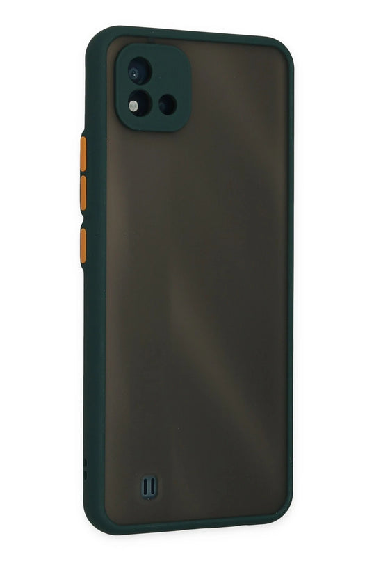 Realme C11 2021 Montreal Silikon Kapak Kılıf - Yeşil 3