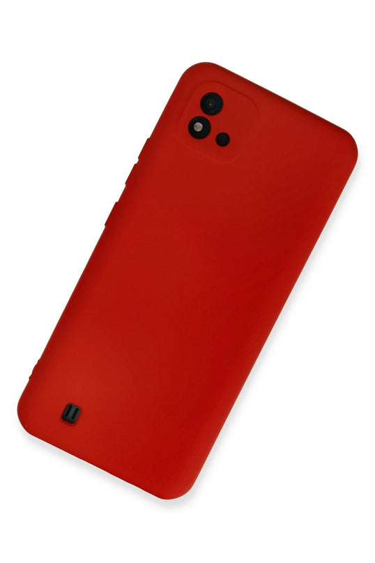 Realme C11 2021 Nano içi Kadife Silikon Kılıf - Kırmızı 2