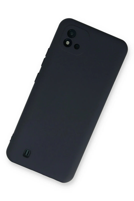 Realme C11 2021 Nano içi Kadife Silikon Kılıf - Lacivert 2