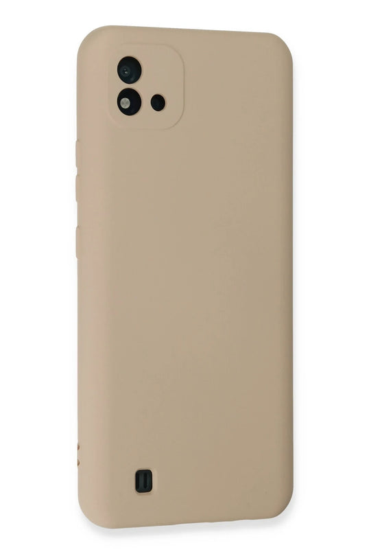 Realme C11 2021 Nano içi Kadife Silikon Kılıf - Pudra 3