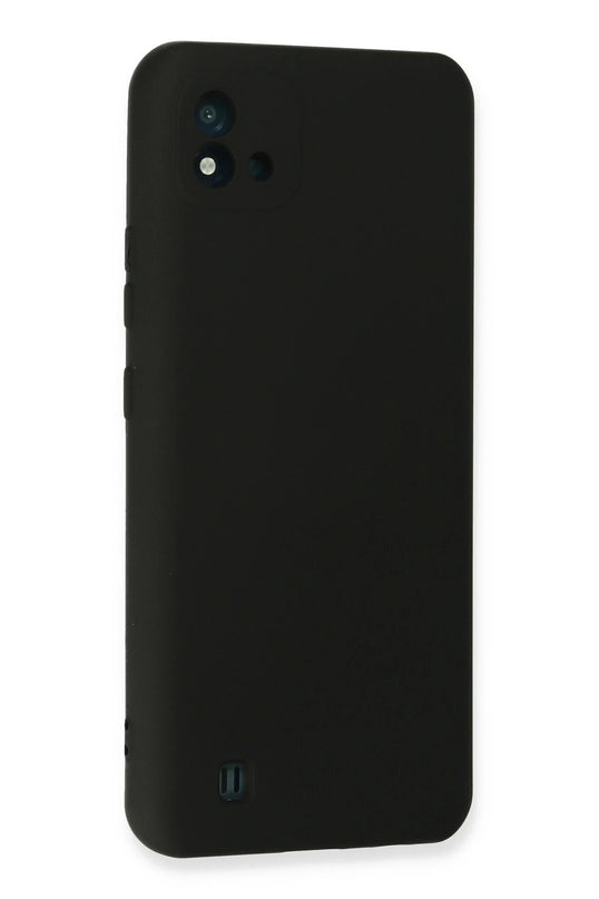 Realme C11 2021 Nano içi Kadife Silikon Kılıf - Siyah 3