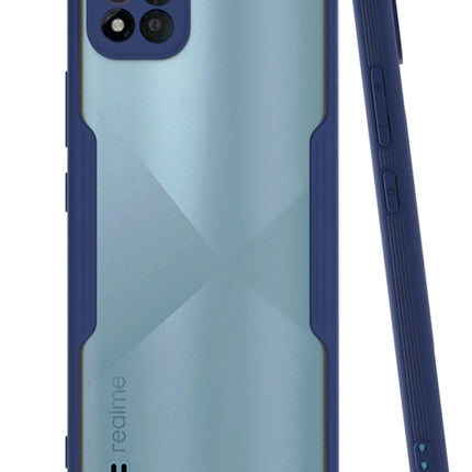 Realme C11 2021 Platin Silikon Kılıf - Lacivert