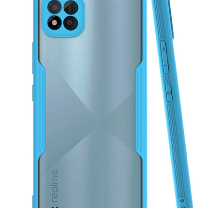 Realme C11 2021 Platin Silikon Kılıf - Mavi