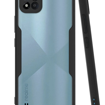 Realme C11 2021 Platin Silikon Kılıf - Siyah