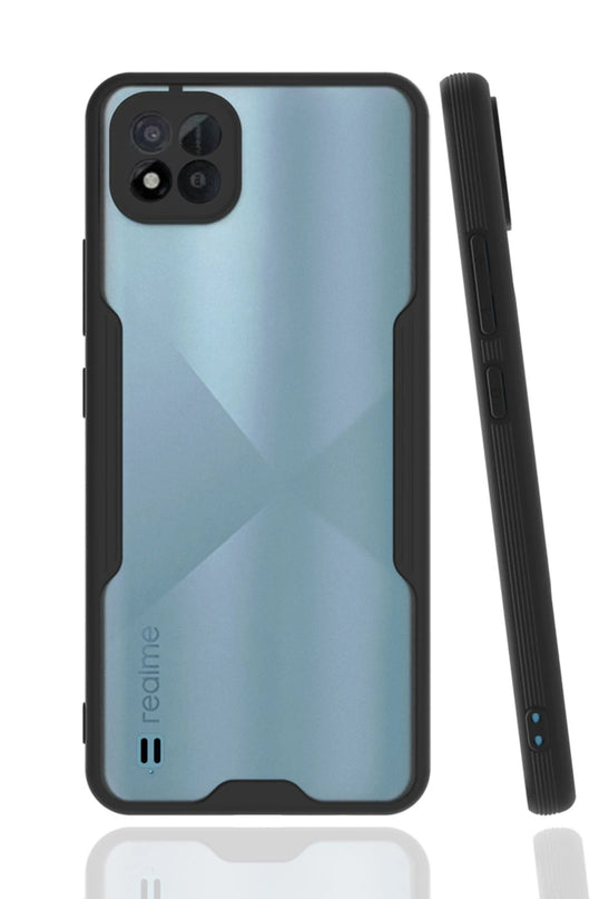 Realme C11 2021 Platin Silikon Kılıf - Siyah