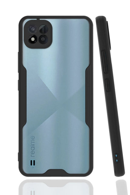 Realme C11 2021 Platin Silikon Kılıf - Siyah