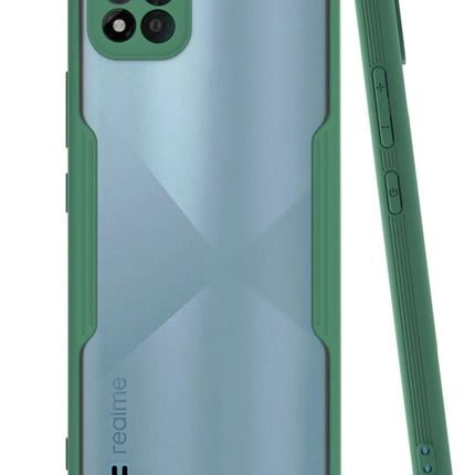 Realme C11 2021 Platin Silikon Kılıf - Yeşil