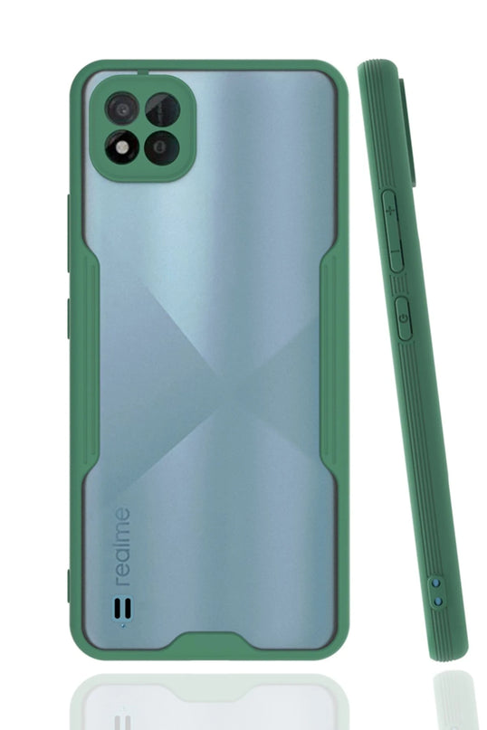 Realme C11 2021 Platin Silikon Kılıf - Yeşil