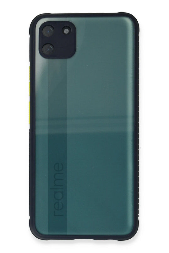 Realme C11 Miami Şeffaf Silikon Kılıf - Lacivert 2