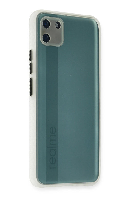 Realme C11 Miami Şeffaf Silikon Kılıf - Şeffaf