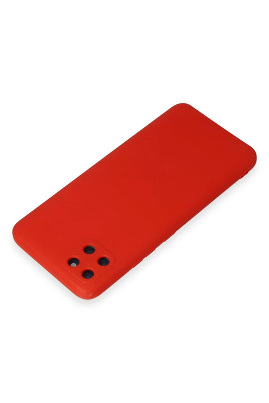 Realme C11 Nano içi Kadife Silikon Kılıf - Kırmızı 3