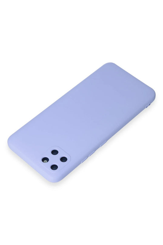 Realme C11 Nano içi Kadife Silikon Kılıf - Lila 3
