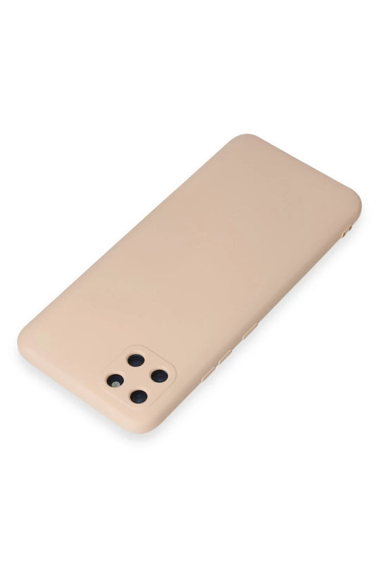 Realme C11 Nano içi Kadife Silikon Kılıf - Pudra 3