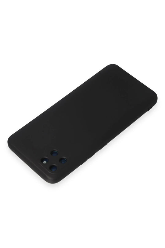 Realme C11 Nano içi Kadife Silikon Kılıf - Siyah 3