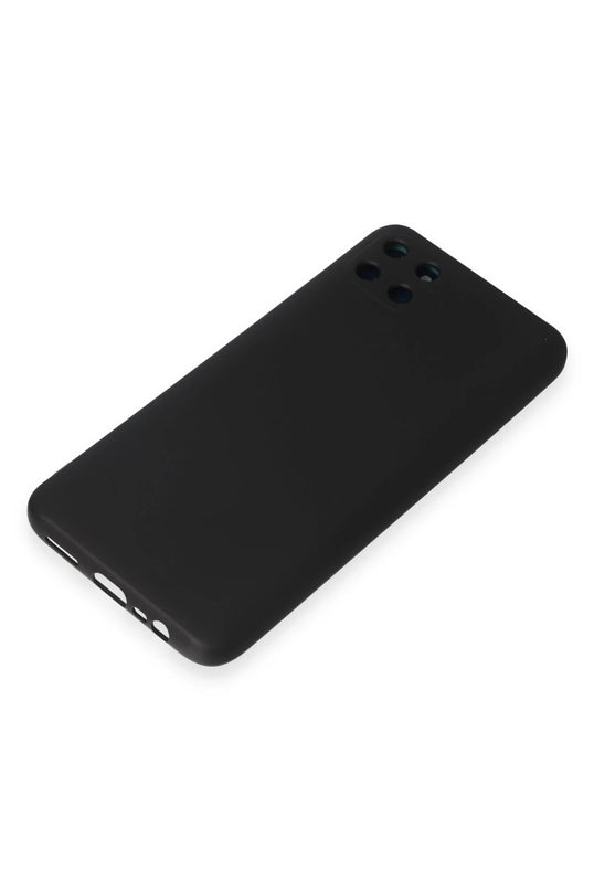 Realme C11 Nano içi Kadife Silikon Kılıf - Siyah 4