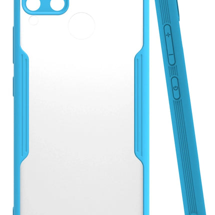 Realme C15 Platin Silikon Kılıf - Mavi
