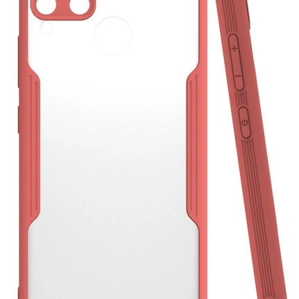 Realme C15 Platin Silikon Kılıf - Pembe