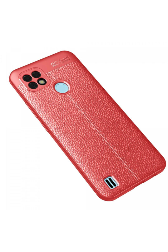 Realme C21 Auto Focus Kapak Kılıf - Kırmızı 2