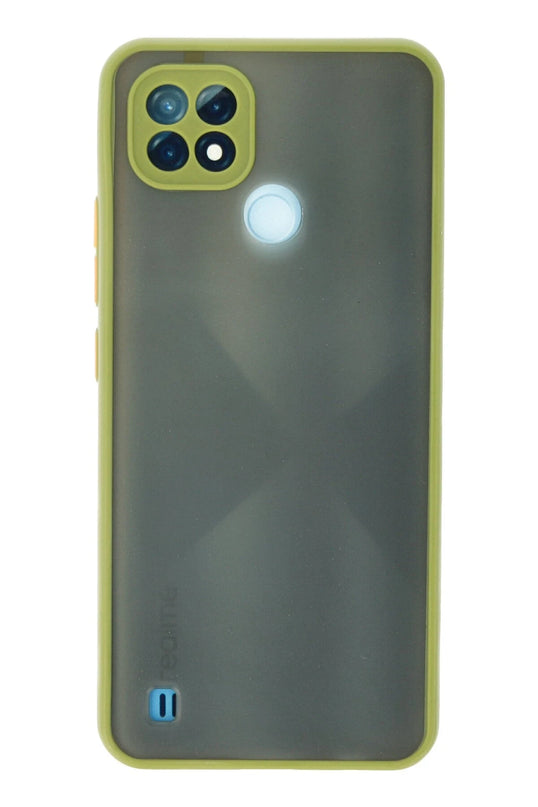 Realme C21 Montreal Silikon Kapak Kılıf - Açık Yeşil