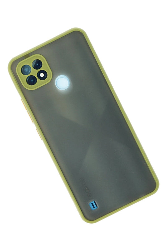 Realme C21 Montreal Silikon Kapak Kılıf - Açık Yeşil 2