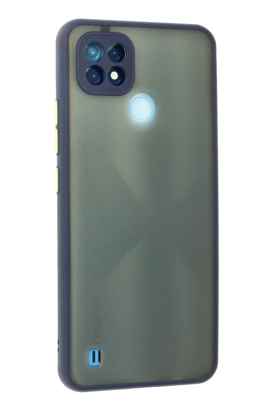 Realme C21 Montreal Silikon Kapak Kılıf - Lacivert 3