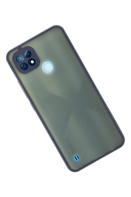 Realme C21 Montreal Silikon Kapak Kılıf - Lacivert 2