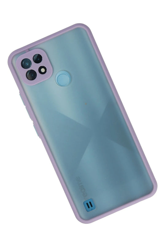 Realme C21 Montreal Silikon Kapak Kılıf - Mor 2