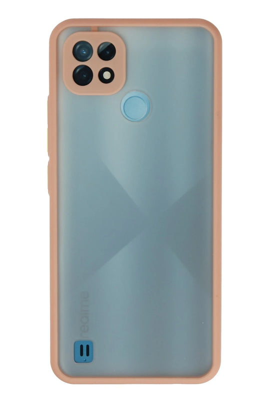 Realme C21 Montreal Silikon Kapak Kılıf - Pembe