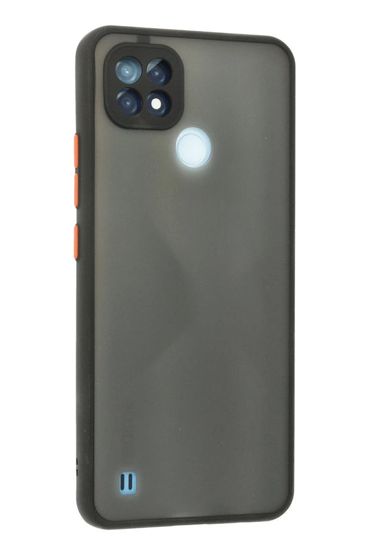 Realme C21 Montreal Silikon Kapak Kılıf - Siyah 3