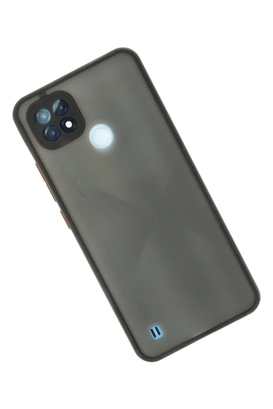 Realme C21 Montreal Silikon Kapak Kılıf - Siyah 2