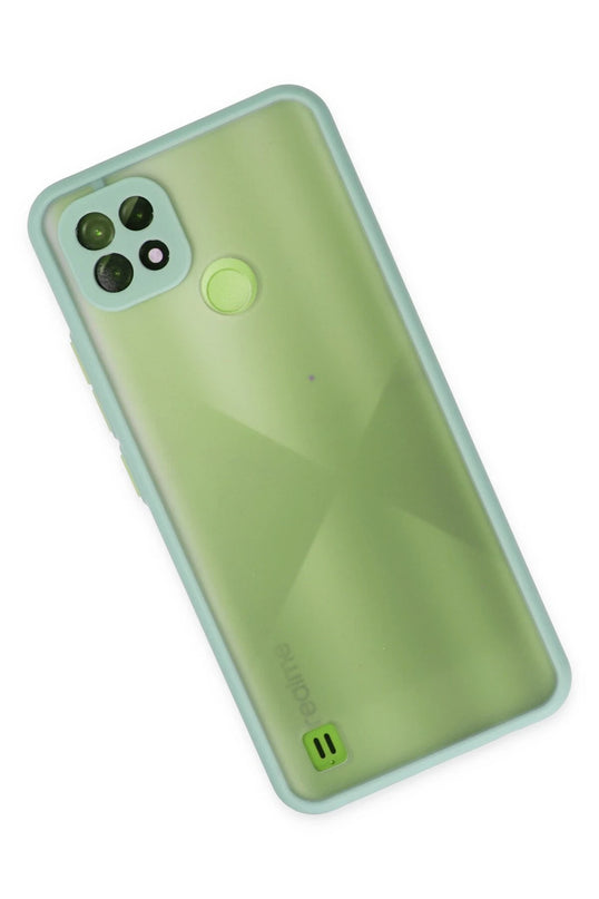 Realme C21 Montreal Silikon Kapak Kılıf - Turkuaz 2