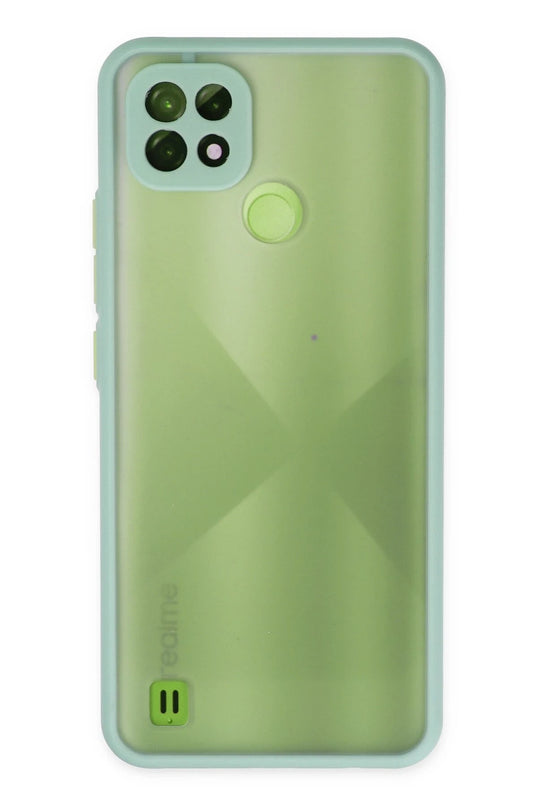 Realme C21 Montreal Silikon Kapak Kılıf - Turkuaz