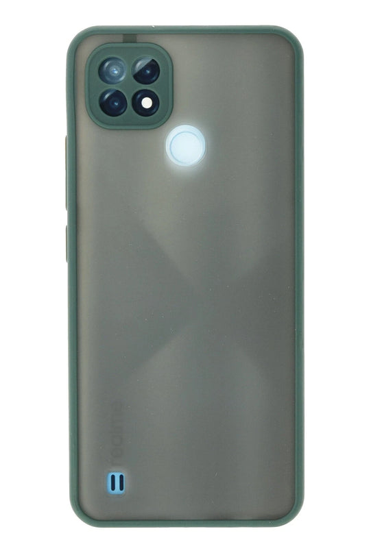 Realme C21 Montreal Silikon Kapak Kılıf - Yeşil