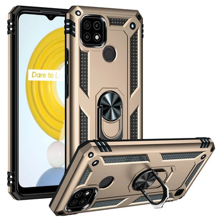 Realme C21 Sofya Yüzüklü Silikon Kapak Kılıf 2