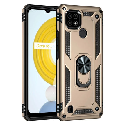 Realme C21 Sofya Yüzüklü Silikon Kapak Kılıf