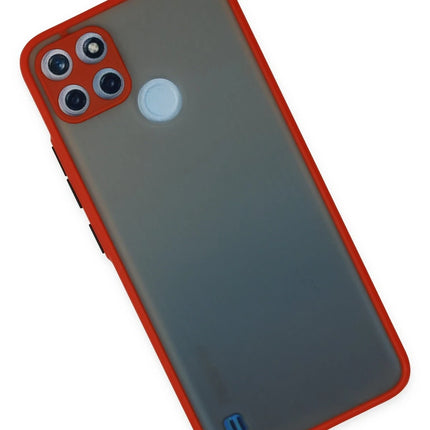 Realme C21Y Montreal Silikon Kapak Kılıf - Kırmızı 2